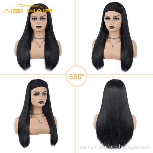 Luxury Vendor Best Manufacturers For Black Women Wholesale Straight 28 Inch Good Quality Extensions Headband Straight Hair
